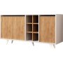 Prava Sideboard - Eiche/weiß