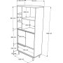 Ocean-Schrank 9A - Walnuss