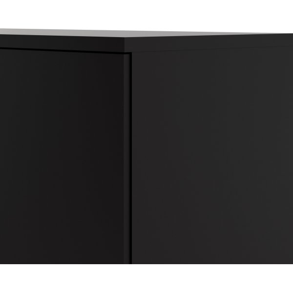 Roomer Sideboard - Schwarz/Walnuss