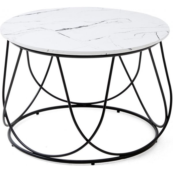 Bobby Couchtisch Ø60 cm - Weiß