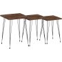 Mali Tisch 32/36/40 x 32/36/40 cm - Schwarz/Kiefer