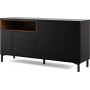 Roomer Sideboard - Schwarz/Walnuss