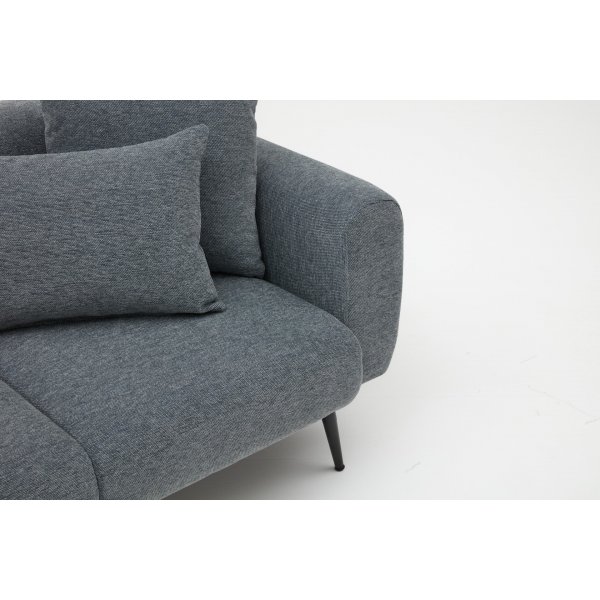 Flanko 2-Sitzer-Sofa Anthrazit