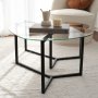 Bellisimo Beistelltisch / Couchtisch aus Glas