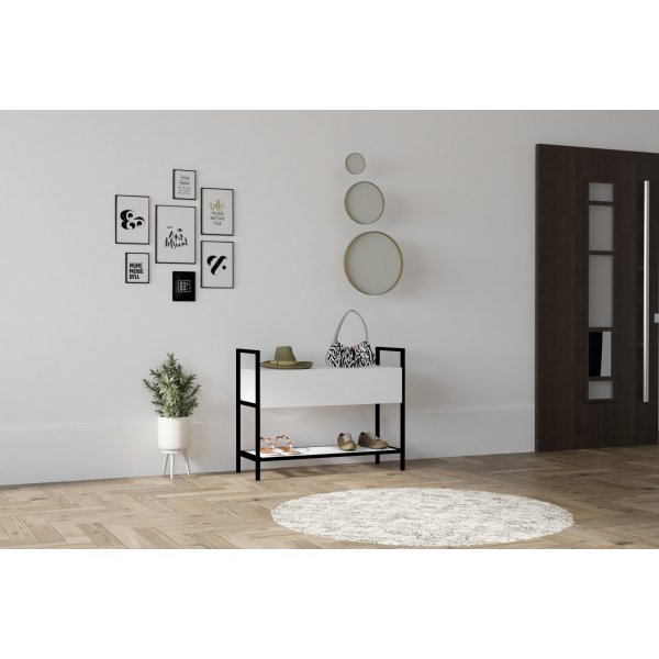 Narden Flurtisch 90 x 34 cm - Weiß