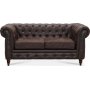 Chesterfield Cambridge 2-Sitzer Sofa - Vintage Stoff