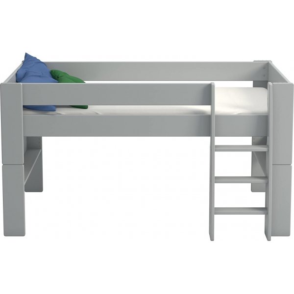 Für Kinder-Hochbett 90 x 200 cm - Grau