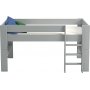 Für Kinder-Hochbett 90 x 200 cm - Grau