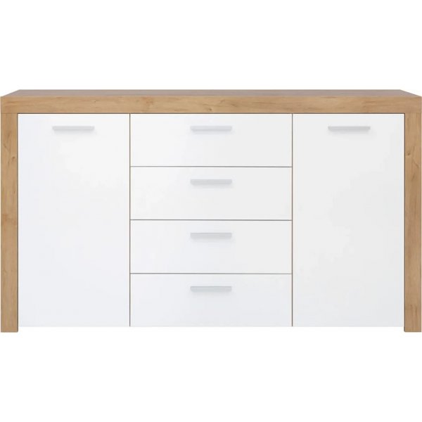 Balder Sideboard - Eiche/weiß