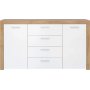 Balder Sideboard - Eiche/weiß