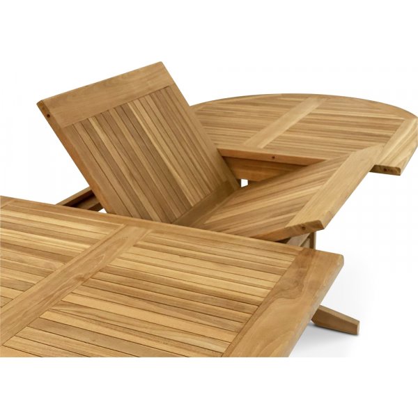 Teakholz-Gartentisch 180/240 cm - Saltö