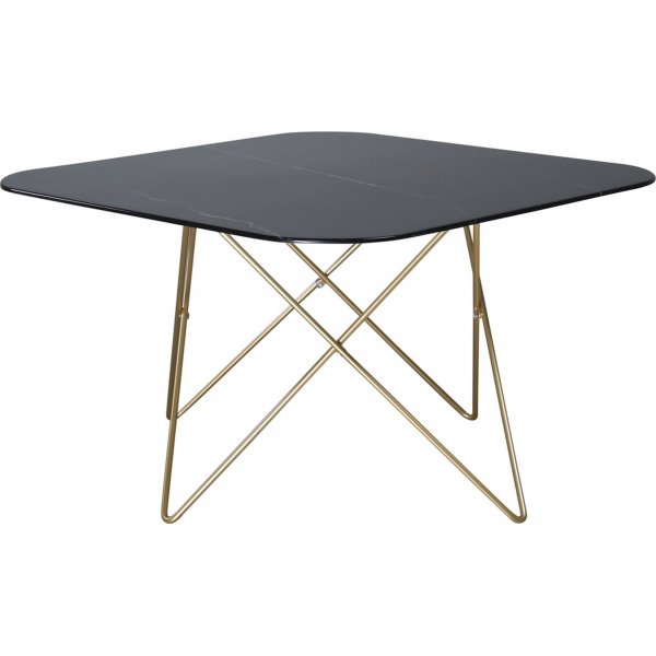 Couchtisch Michel 80 x 80 cm - Schwarzer Marmor