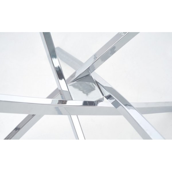 Trend 4 Tische - Glas/Chrom