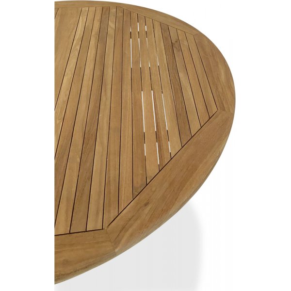 Saltö runder konisch geformter Esstisch D120 cm - Teak