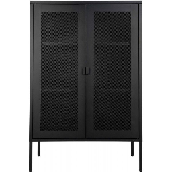 Melbourne Vitrine - Schwarz