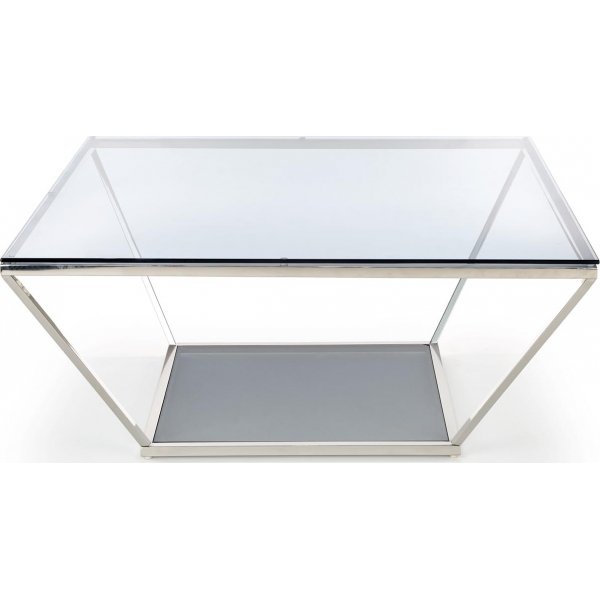 Couchtisch Puerto 100 x 100 cm - Rauchglas