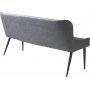 Aman 2,5-Sitzer-Sofa aus grauem PU