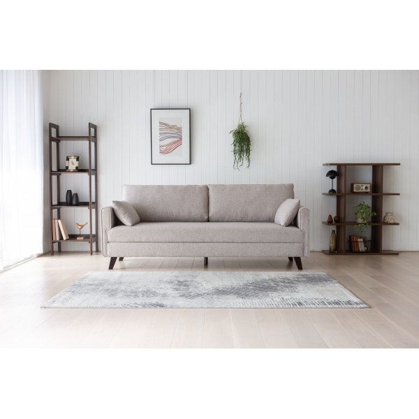 Schlafsofa 210 cm beige - Bella