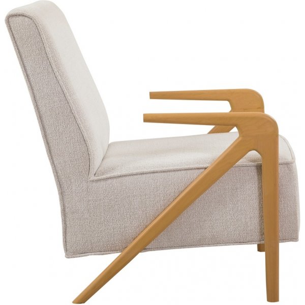 Larus Sessel - Creme/Eiche