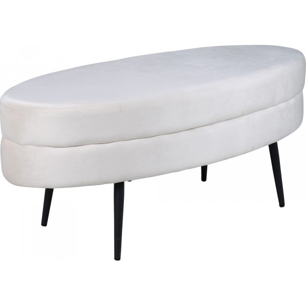 Rino Pouf - Beige Samt
