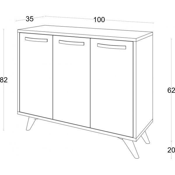 Schicker Schrank - Eiche