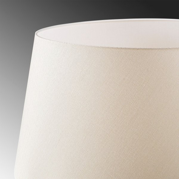 Stativ-Stehlampe - Schwarz/Creme
