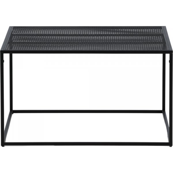 Netz Couchtisch 80 x 80 cm - Schwarz