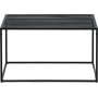 Netz Couchtisch 80 x 80 cm - Schwarz