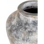 Dekorative Vase aus Santo Terrakotta - Hellgrau