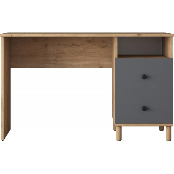 Hanna Schreibtisch 9, 120 x 50 cm - Walnuss/Anthrazit