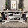 Stormy Sideboard - Weiß/Anthrazit