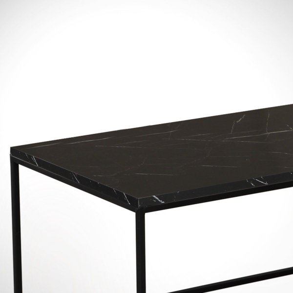 Cosco Couchtisch 95 x 55 cm - Schwarz/Weiß