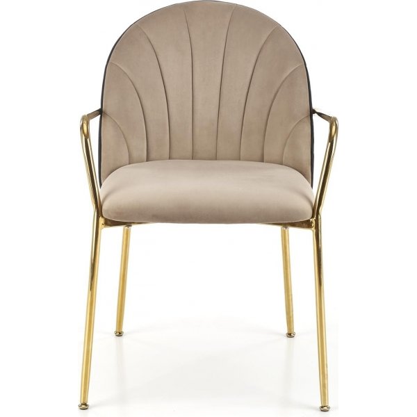 Cadeira Esszimmerstuhl 500 - Beige/Schwarz
