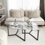 Bellisimo Beistelltisch / Couchtisch aus Glas