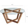 Lotus Couchtisch Ø75 cm - Holz