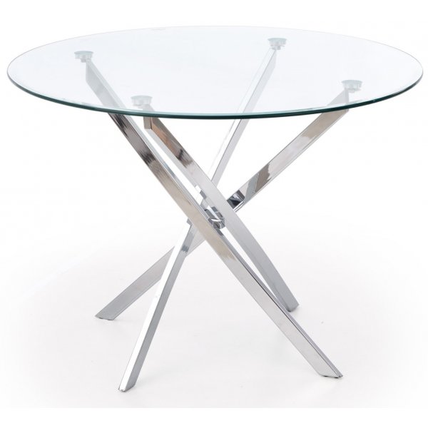 Trend 4 Tische - Glas/Chrom