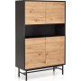 Laguna Schrank - Artisan Eiche/Schwarz