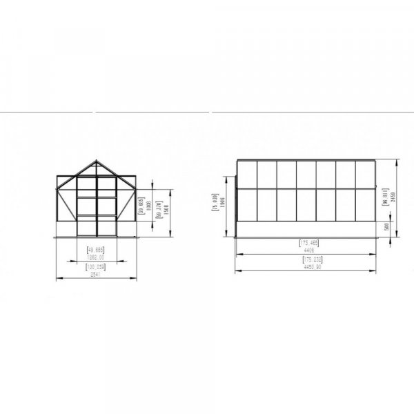 Gewächshaus Amalthea - 11,5 m²