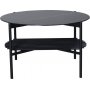 Adel Couchtisch 80 cm - Schwarzer Marmor