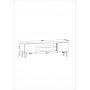 Bloom Medienbank - Anthrazit/Eiche