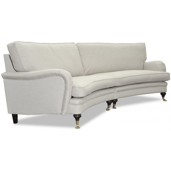 Howard 4-Sitzer-geschwungenes Sofa 295 cm - Hellbeige