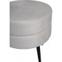 Pouf Mariana - Samt in Beige