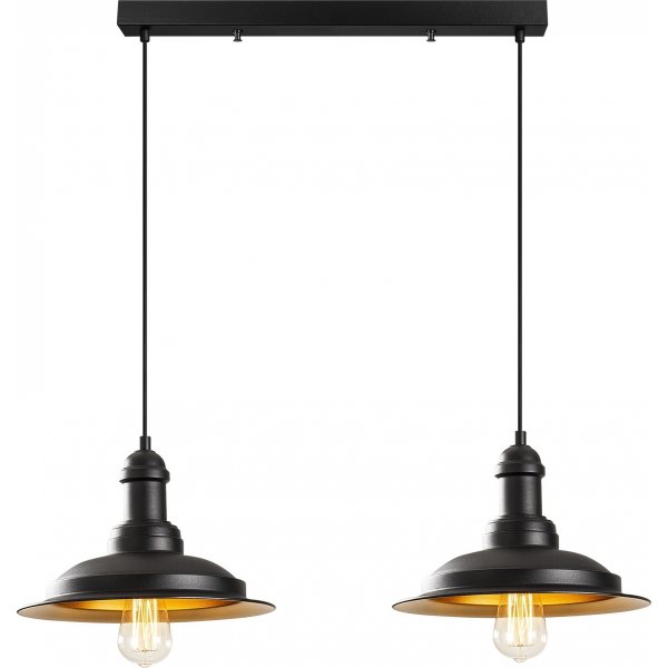 Samba Deckenleuchte 3776 - Schwarz/Gold