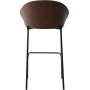 Canelas Barhocker Hellgrau/Dunkelbraun