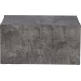 York Low Couchtisch 80 x 60 cm - Dunkelgrau