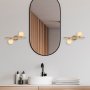 Domino Wandleuchte 11037 - Gold