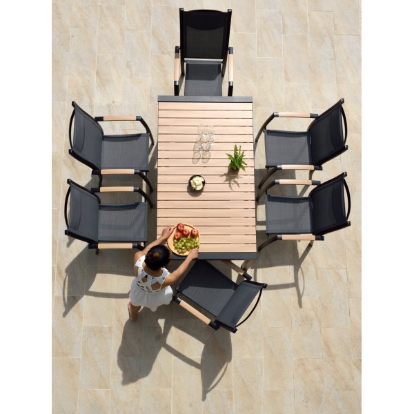 Panama Essgruppe 3 - Schwarz/Teak