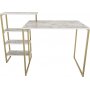 Rino Schreibtisch 133 x 60 cm - Gold