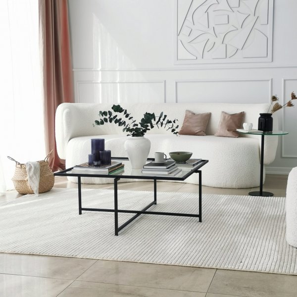 Sun Couchtisch 85 cm - Schwarz