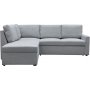 Traumgraues Schlafsofa mit Stauraum und Ecksofa